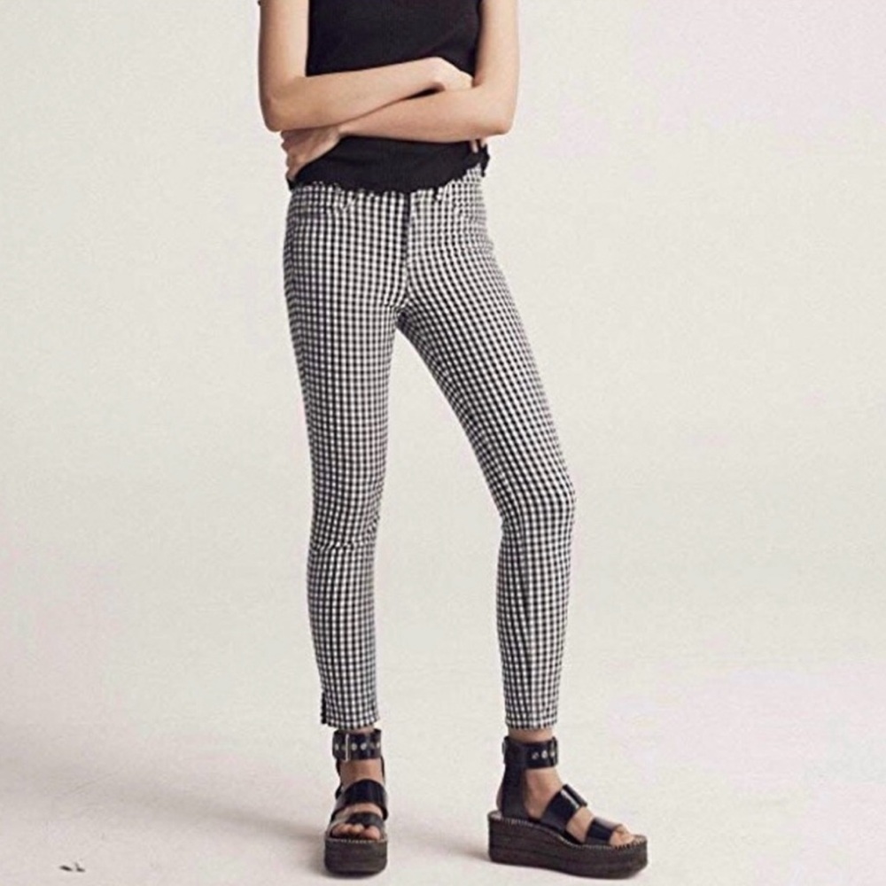 Rag & Bone gingham Jean pants